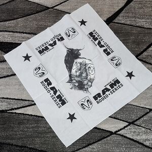 WNFR 2013 DODGE RAM RODEO SERIES BANDANA HANDKERCHIEF